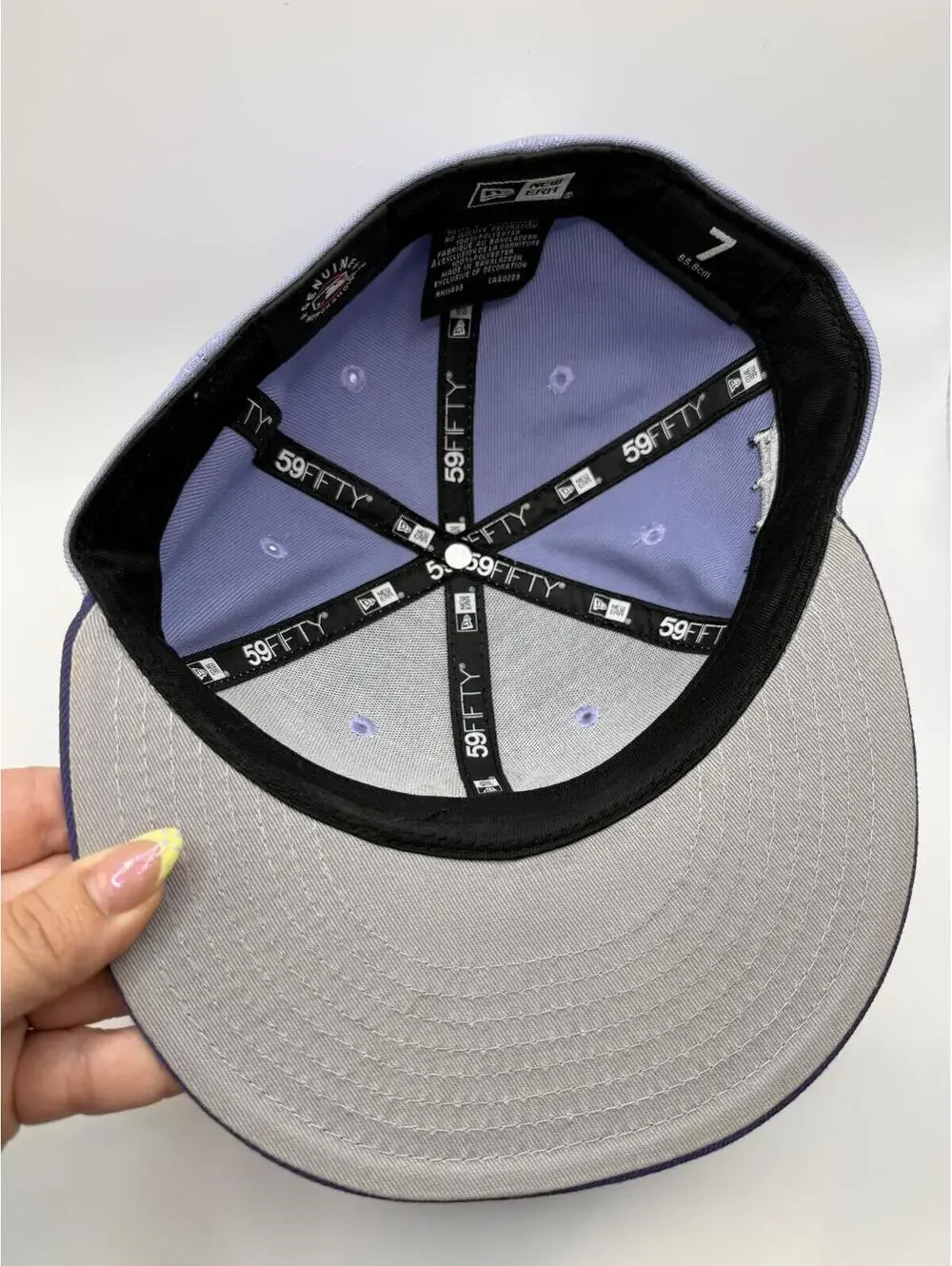 MLB New York Yankees New Era 2008 All Star Game Fitted Cap Size 7 in Lavender